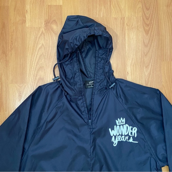 Vintage The Wonder Years Men’s Multi Logo Nylon Band Jacket Size Small - Picture 3 of 9